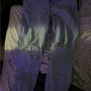 American Eagle Outfitters Boyfriend Jeans - Light Blue